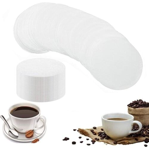 1100Pcs Round Coffee Filter Paper 60mm 68mm Replacement Coffee Maker Filters For V60 Mocha Pot Large Accessories Coffee Brewing