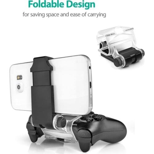 Stand Support for PlayStation 4/Slim/Pro Dualshock 4 Clamp Bracket Smart Phone Clip PS4 Joystick Mount Fit For PSV Accessories