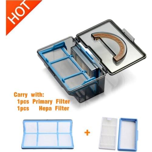 Dust Box Bin for Ilife v5s V3 v5 v5s pro v50 Robot Vacuum Cleaner Parts Accessories Hepa FilterX1+Efficient FilterX1