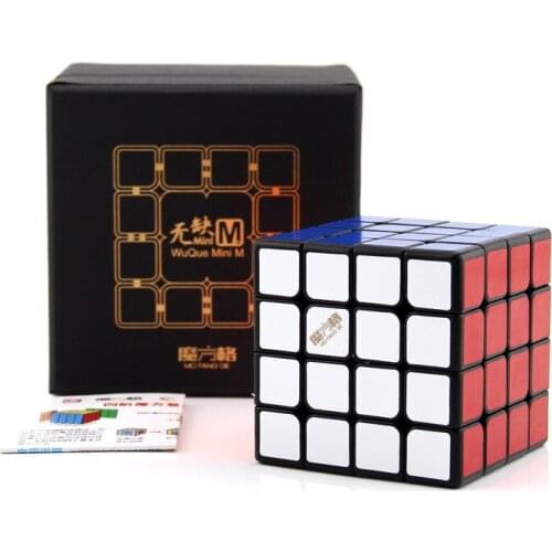 QiYi WuQue Mini 4x4x4 Magnetic Version Magic Cube Speed Adult Children Competition Toys Professional Cubo Magico Puzzle Gift