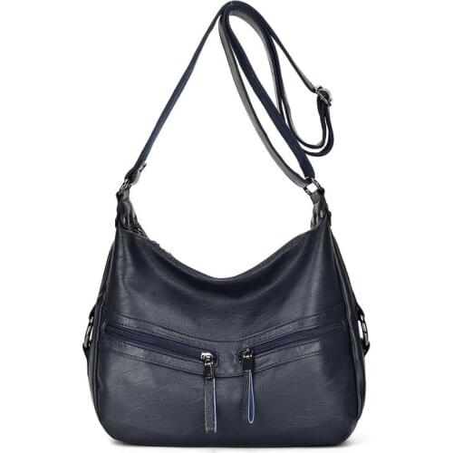 Luxurious Women Leather Handbags Designer Women Messenger Bag Lady Tote Shoulder Bags Brand Female Crossbody Bag Sac