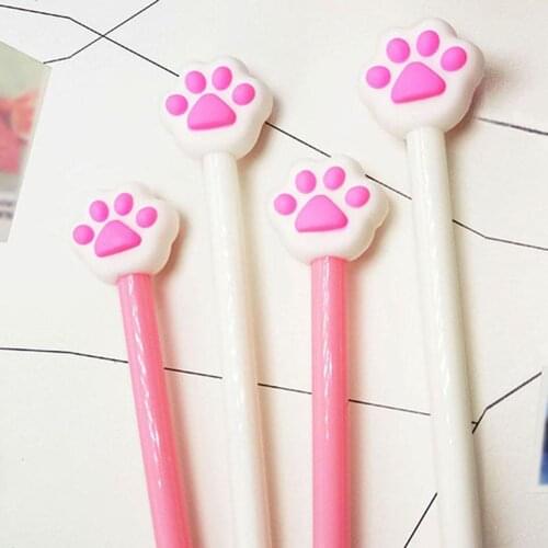Cute Cartoon Bear Paw Gel Ink Writing Pen Marker School Office Stationery Gift