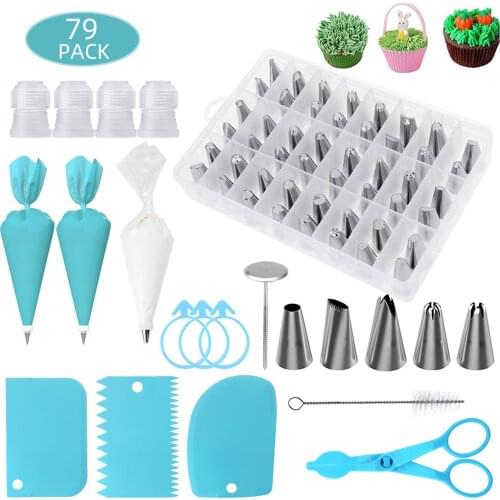 Silicone Icing Piping Pastry Bag Reusable Cake Decorating Nozzle Set kitchen DIY Icing Piping Cream Baking Tools Supplies 2021