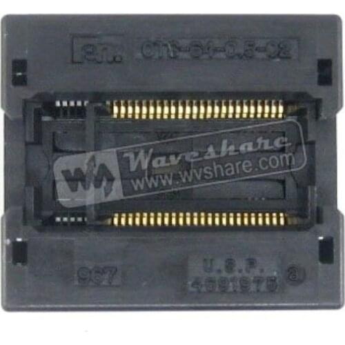 SSOP48 TSOP48 OTS-48(64)-0.5-02 Enplas IC Test Burn-in Socket Programming Adapter 0.5mm Pitch 6.1mm Width