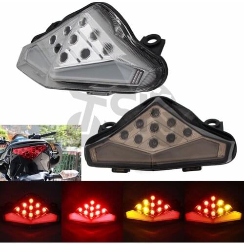 LED Tail Brake Light Turn Signal For KAWASAKI ER-6N ER-6F NINJA 650R 2009 2010 2011 Motorcycle Integrated Blinker Lamp ER6N ER6F