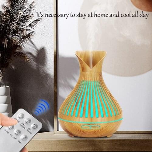 500ML Ultrasonic Aroma Humidifier Essential Oil Diffuser Air Purifier Mist Maker Aroma Diffuser LED Light