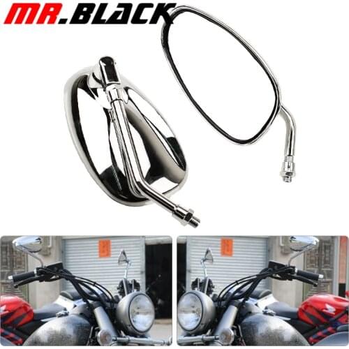 For YAMAHA VMAX12 Vmax 1200 XJR400 XJR1200 XJR1300 XV125 XV250 SR250 SR400 Dolphin 250 rearview Motorcycle Rearview Mirrors
