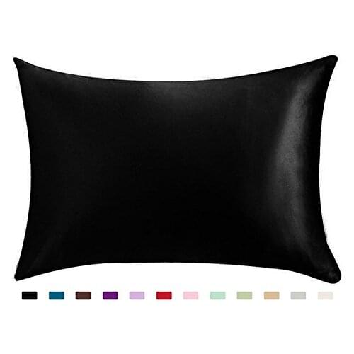 100% Silky Satin Hair Beauty Pillowcase, Standard/Queen 1PC