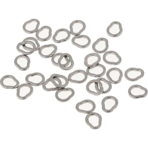 30 Pieces Tackle Rig Rings Carp Bream Tench Barbel Pike