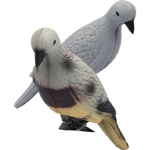 3D Pigeon Decoy Hunting Lifelike Foam EVA Grey Fake Bird Shooting Dove Decoy Practice Shooting Hunting Bait Supplies