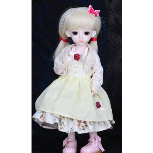Doll accessories bjd clothes 1/6 whole set three-piece suit dress other size custom clothing