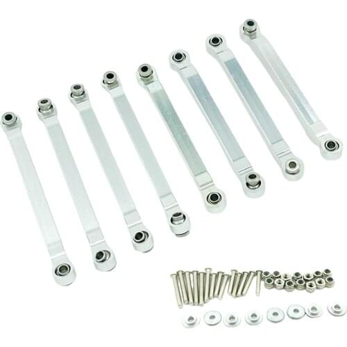 Aluminum Pull Rod Linkages Shock Absorber Set For MN D90 D91 99S 1:12 RC Car