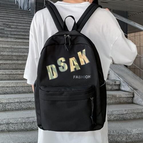 Black Women Backpack for Teenagers Girls Nylon School Bag Female Anti Theft Rucksack Casual Lady Large Capacity Bagpacks Mochila