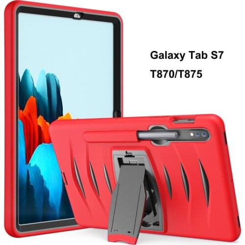 For samsung galaxy tab s7 case SM-T870/T875 T876 11" Detachable Kickstand Shockproof Tablet Pencil Cover for galaxy tab s7 case