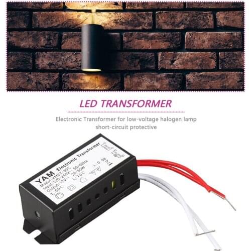 AC 220V to 12V 20-50W LED Lighting Electronic Transformator Halogen Lamp Electronic Transformer LED Driver Power Supply