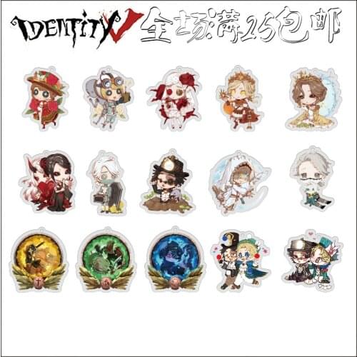 Game Identity V Helena Adams Tracy Reznik Emma Woods Acrylic Keychain Cartoon Figure Keyring Pendant Itabag Decor Toy Cosplay
