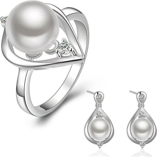 LKNSPCS736 925 sterling silver jewelry set, fashion jewelry set Earring 503 Ring 387-8 /dlgamcna dwyamofa