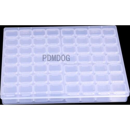 New hot sale 28/56 grid diamond embroidery accessories diamond painting box cross stitch box storage storage box