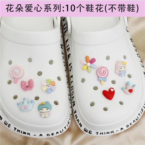 New Style Croc Charms Accessories Decorative Buckle Shoe Buckle Lovely Three-dimensional DIY Removable PVC Button for Crocs