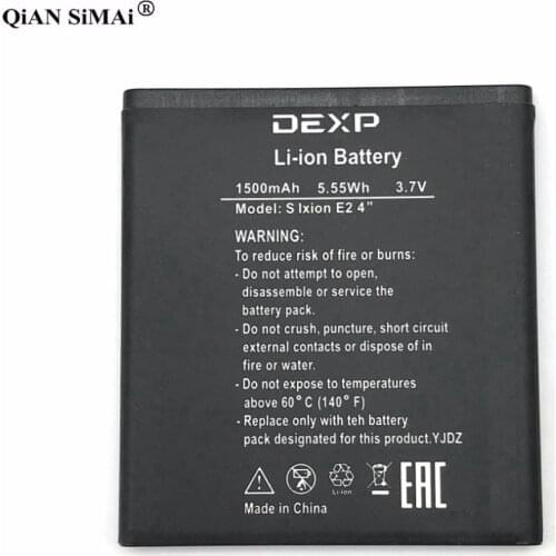 New High Quality 1500mAh battery For DEXP S Ixion E2 4" phone