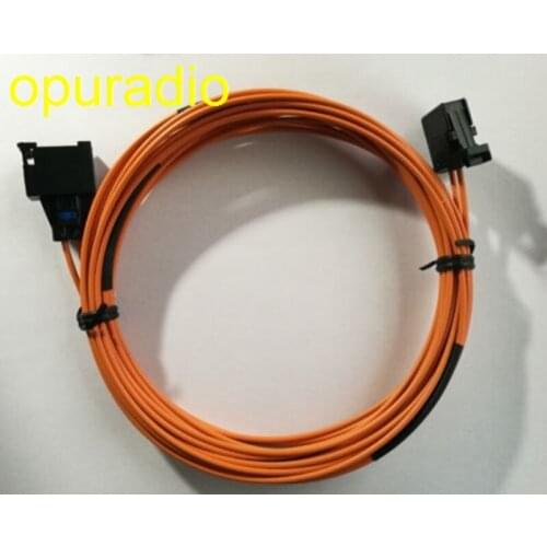 MOST Optical Fiber Cable Connectors Male To Female cable 100CM For BMNW Mercedes Au-di AMP Bluetooth car GPS fiber cable