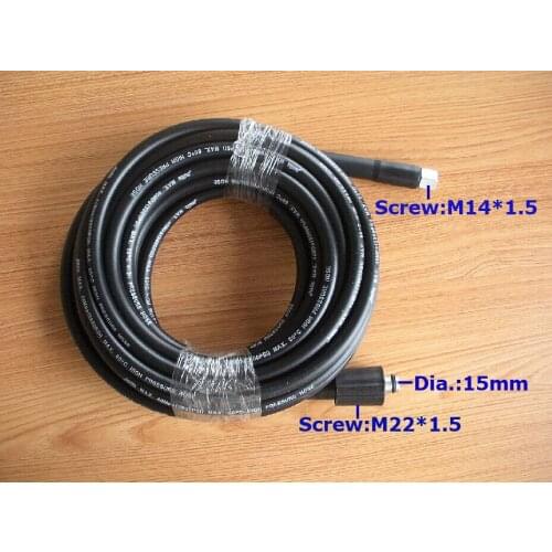 15mm core Car washer hose 400Bar 5800PSI high pressure washer hose spray water