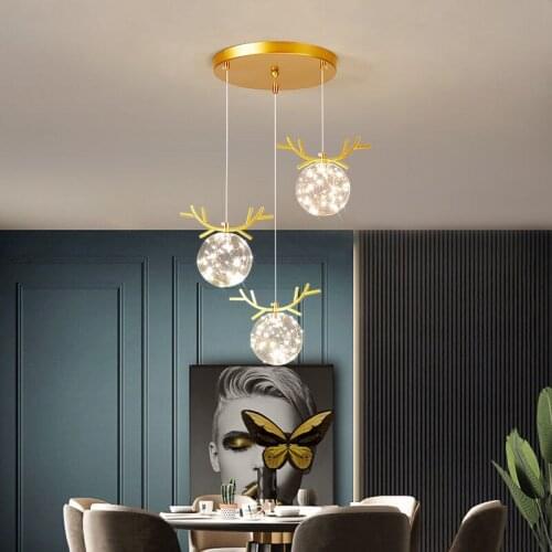Nordic Pendant Light Canteen Diningroom Restuarant Bar Shop Decoration Lamp Home Indoor Modern Fashion
