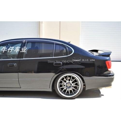 Car Styling 1998-2011 For Lexus GS250 GS300 ABS Plastic Material Rear Roof Spoiler Sun Visor Spoiler Wing