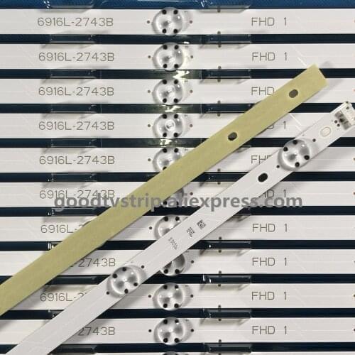 Led backlight strip 7 lamp for 43LH5100 LC430DUY (SH)(A3) 43LJ594V 43UJ651V 43LH51_FHD_A type HC430DUN-SLVX1-511X