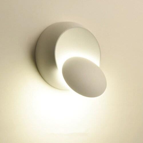 Nordic LED Wall Lamp Rotatable Hotel bedroom bedside Living Room Loft Dining Hall Aisle Wall Light Home Decor Wall Sconce бра