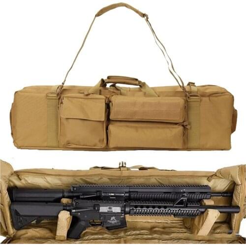 Tactical Hunting Backpack M249 Gun Bag Airsoft Military Shooting Rifle Carrying Bag Nylon Protection Case With Shoulder Strap