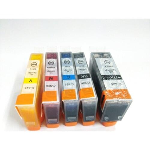 Vilaxh Refillable Cartridge PGI-525 For Canon MG5150 MG5250 MG5350 MG 5150 MG 5250 MG 5350 Printer 5PCS