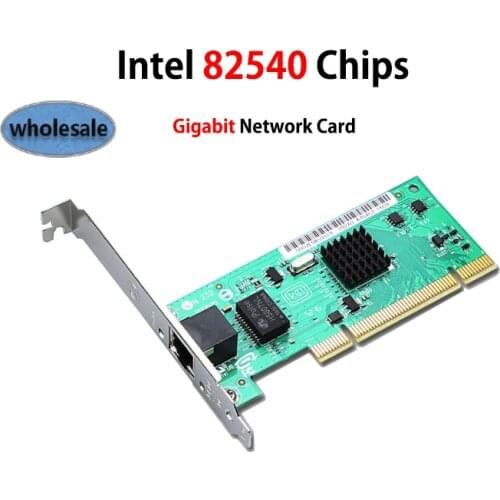 Built-in wired network card PCIE Diskless card RJ45 Gigabit Ethernet 10/100/1000Mbps Internet cafe network card Intel 82540 chip