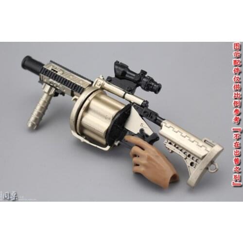 13CM 1/6 soldier weapon model grenade gun 12 inch doll is available