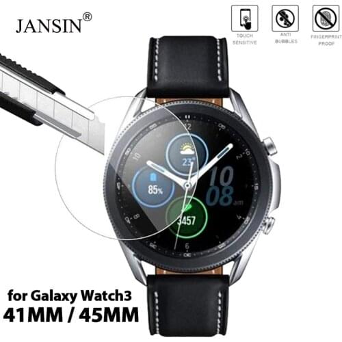 5pcs HD Tempered Glass For Samsung Galaxy Watch 3 41mm 45mm Screen Protector for samsung galaxy watch 46mm 42mm Gear S3 band