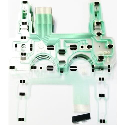 50Sets Conductive Conducting Film Keypad Flex Cable For Sony PS2 Controller Part PCB Circuit Ribbon Film SA1Q42A + Slot Connect