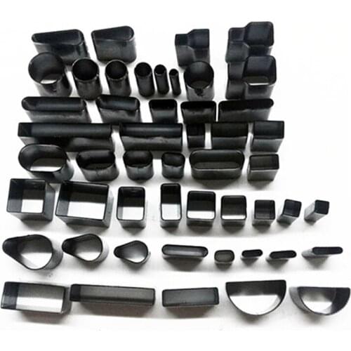 50pcs/lot Metal Hollow Punching Tools Set DIY Handmade Punch Cutter Tool For Leather Belt Phone Mobile Phone Case Supplies