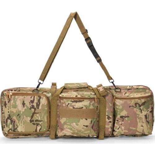 85CM Tactical Backpack Outdoor M4 fishing bag CS tactical camouflage fishing gear bag Outdoor climbing rucksack