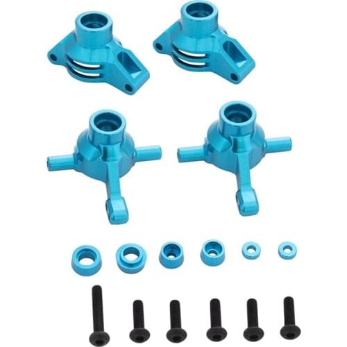 Aluminum Alloy Front Rear Knuckle Arm Steering Cup Upright Hub Carrier for 1/10 RC Car Tamiya TT02 TT-02 Parts