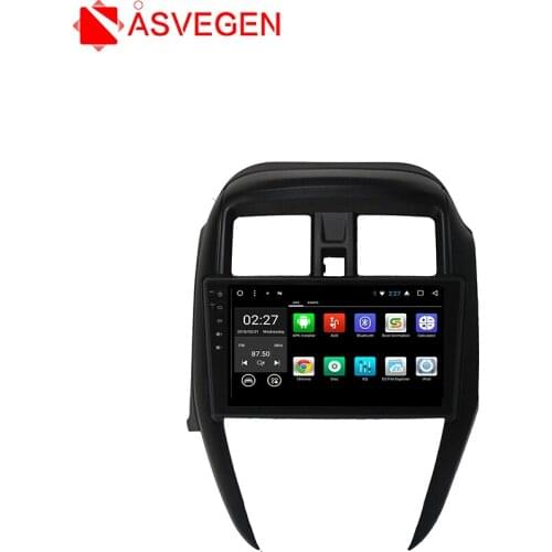 Asvegen Android 7.1 Quad Core Car Radio GPS Navigation Stereo Headunit WIFI 4G Media DVD Player For Nissan Sunny 2014