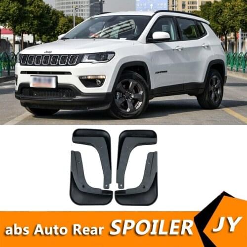 For Jeep Compass 2017-2019 Mudflaps Splash Guards Front With the color and rear Mud Flap Mudguards Fender Modified special