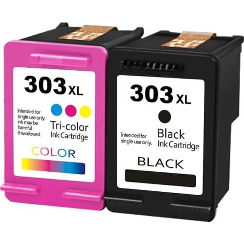 SanSeMei Remanufactured for HP303 XL Ink Cartridges for HP 303 303XL Ink for HP Envy 6220 6222 6230 6234 6252 6255 7120 7130