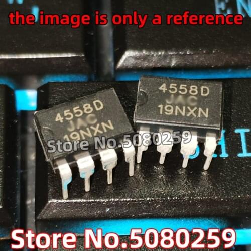 200/100/20PCS NJM4558D JRC4558D 4558D SOP8 DIP8 dual operational amplifier chip