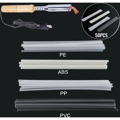 75 Electric Soldering Iron Plastic Welding Kit High Power Chisel Tip Tpo Teo PP Repair Rod Mesh Auto Welder Wood Handle