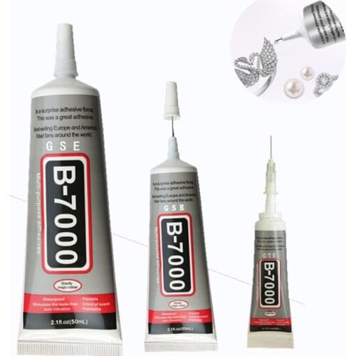 2 Pcs B7000 Rhinestone Epoxy Resin Super Glue Sealant For DIY Craft Jewelry Rhinestone Glass Mobile Phone Shoes
