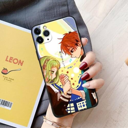 Jibaku shounen hanako kun anime aesthetic silicone Phone Case FOR iPhone Se 6 6s 7 8 Plus X Xr Xs 11 12 Mini Pro Max Glass Cover