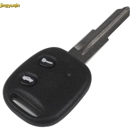 Jingyuqin 2 Buttons Remote Car Key Shell Uncut Blade for Chevrolet Epica Key Case Car-styling