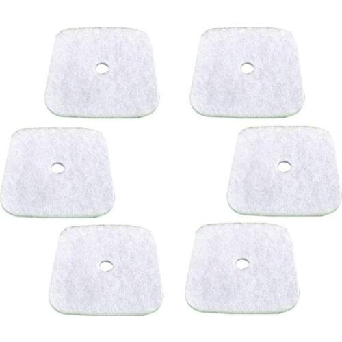 Pack of 6) Air Filter for Mantis 7222 7222E 7222M 7225 7230 7234 7240 7920 7924 Tiller / Cultivator