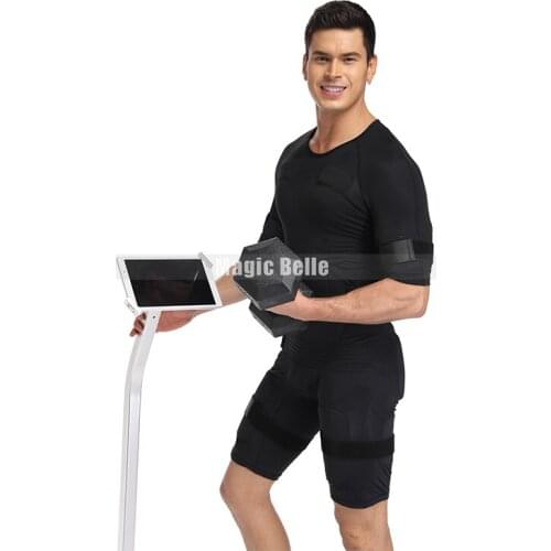 Newest EMS Muscle Training Electric Body Fitness Fit Workout Suit Body Contouting Slimming Muscle Stimulator