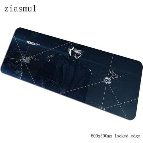 Deus Ex mousepad 800x300x3mm locked edge pad mouse notbook computer mouse pad gaming padmouse esports gamer keyboard mouse mats